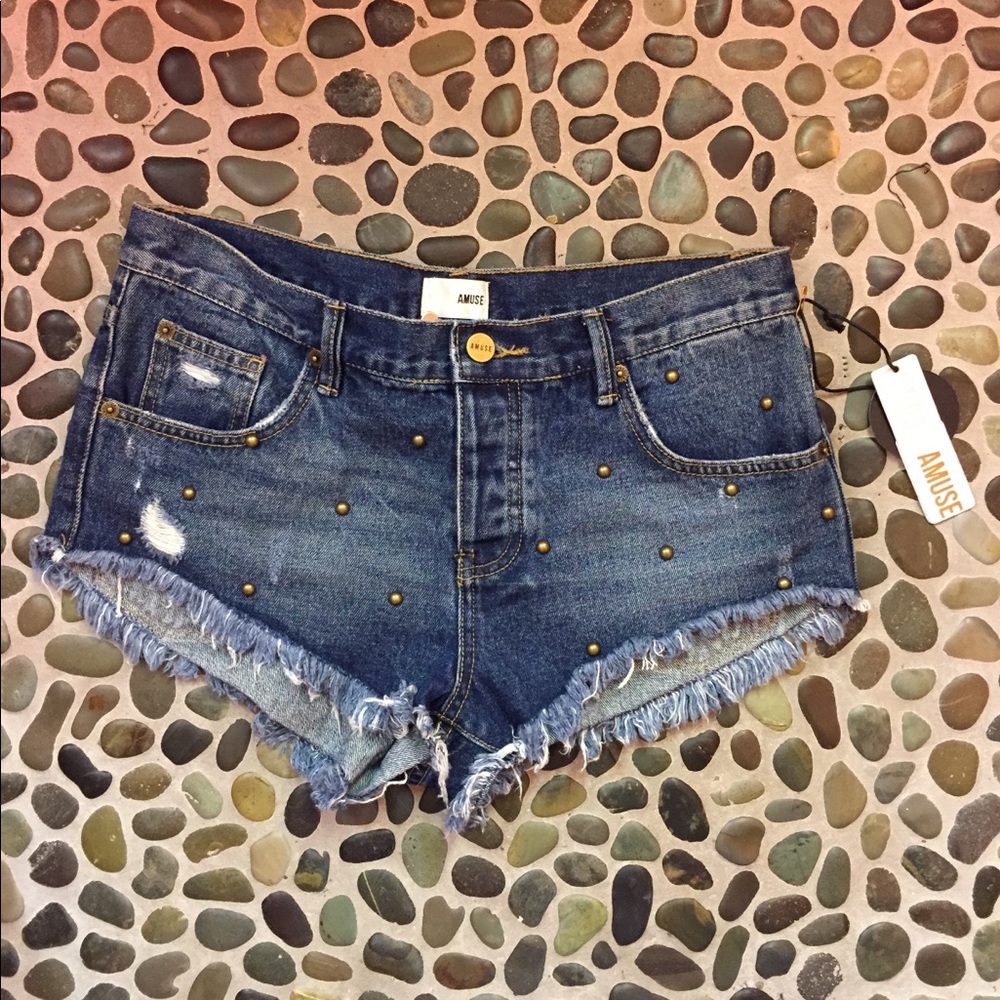 Amuse Society denim shorts